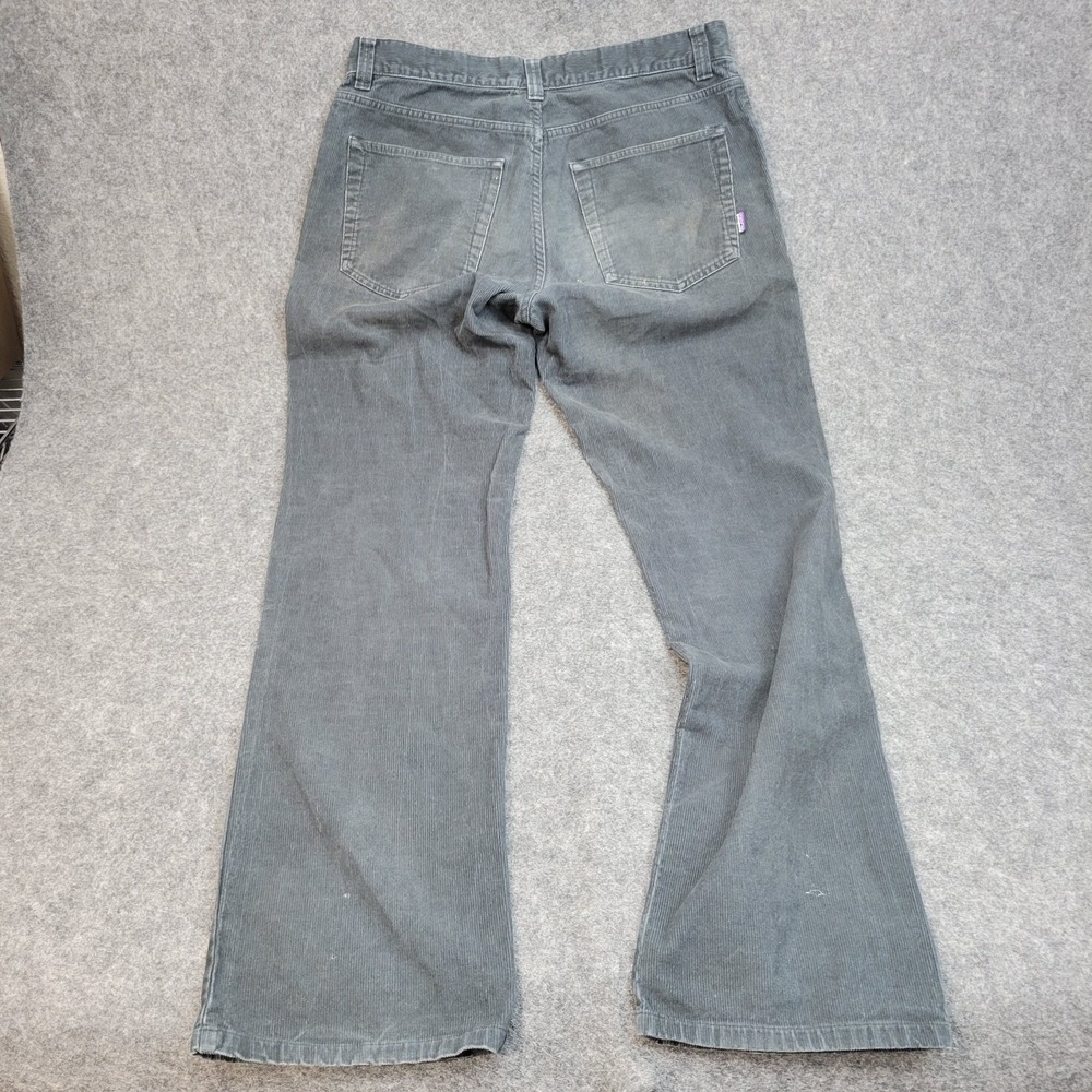 Patagonia Pants Mens 32R Dark Gray Corduroy Mid Rise Straight Leg Preppy Y2K - Picture 3 of 11